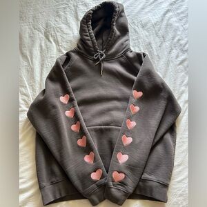 Dandy Worldwide "Heart on My Sleeve" Oversized Hoodie